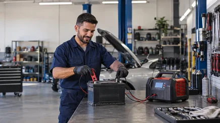 Recarga de bateria automotiva