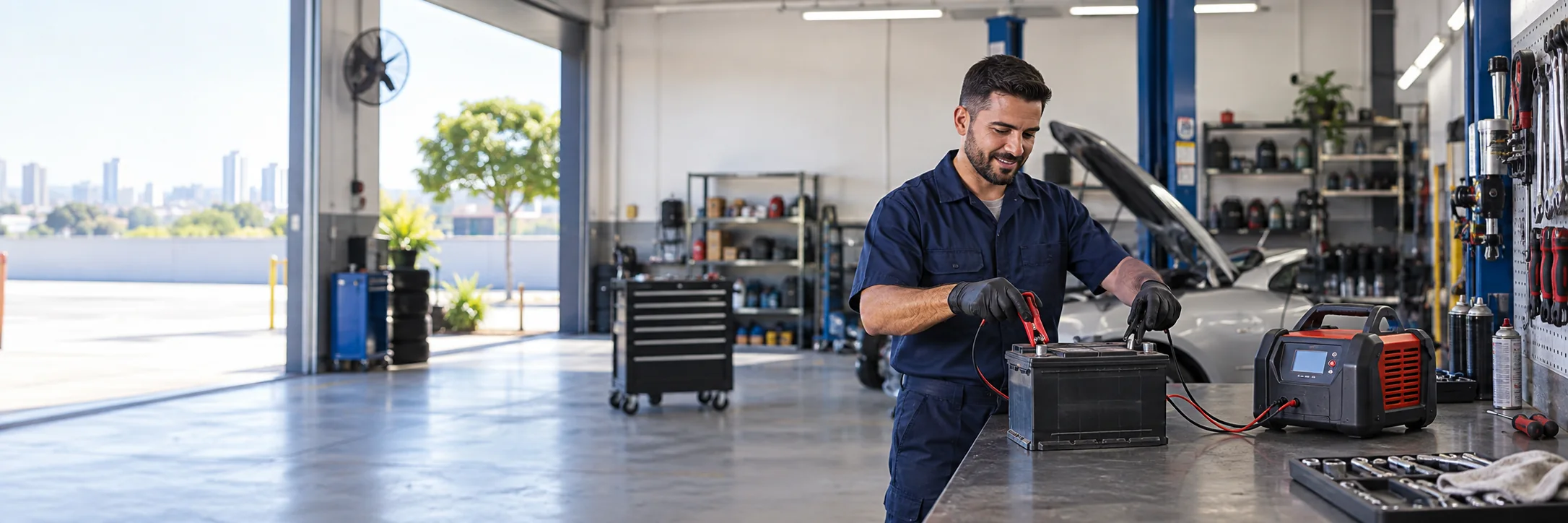 Recarga de bateria automotiva